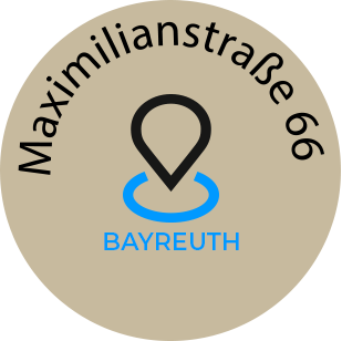 Standort des AugenCentrums Bayreuth in der Maximilianstraße 66